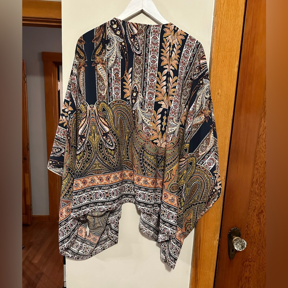 Mixed Pattern One Size Fits All Kimono